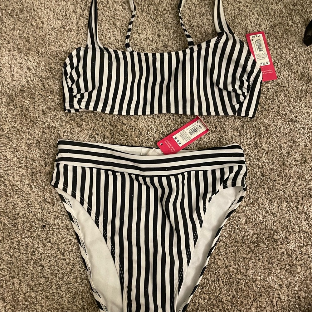 NWT Xhilaration high waist swim bikini set